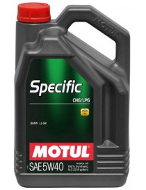 Моторное масло Motul SPECIFIC CNG/LPG 5W-40 5 л.