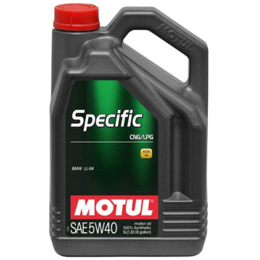 Моторное масло Motul SPECIFIC CNG/LPG 5W-40 5 л.