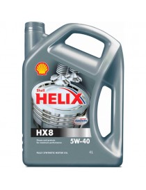 Масло моторное SHELL Helix HX8 SAE 5W-40 SN/CF (Канистра 4л)